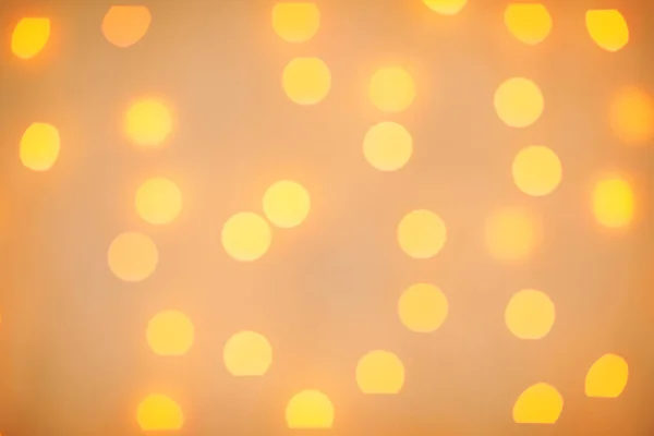 Hermosas Luces Doradas Como Fondo Efecto Bokeh —  Fotos de Stock