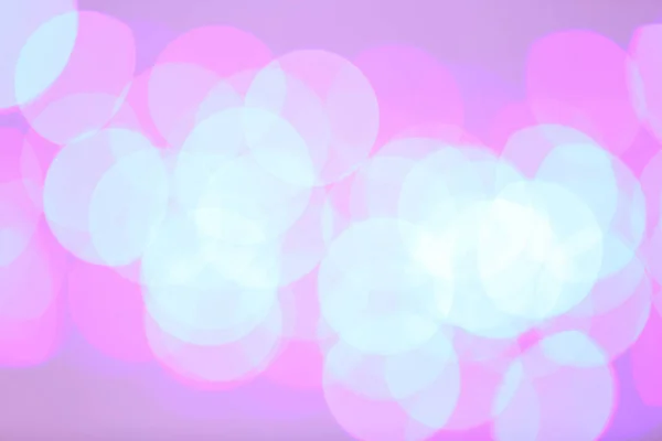 Schöne Leuchtende Lichter Als Hintergrund Bokeh Effekt — Stockfoto