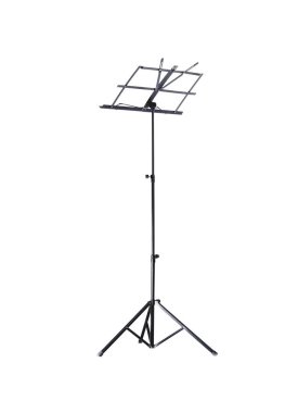 Boş müzik not beyaz arka plan üzerinde durmak