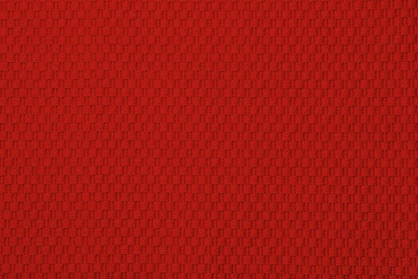 纹理明亮的红地毯为背景 顶视图 — 图库照片