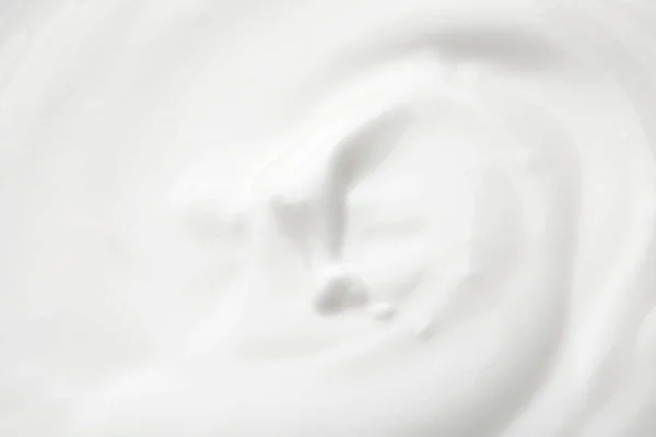Lahodný Krémový Jogurt Jako Pozadí Detailní Zobrazení — Stock fotografie