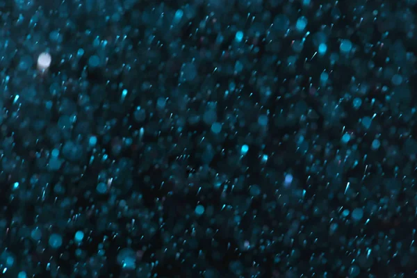 Магічний Синій Боке Ефект Темному Фоні — стокове фото