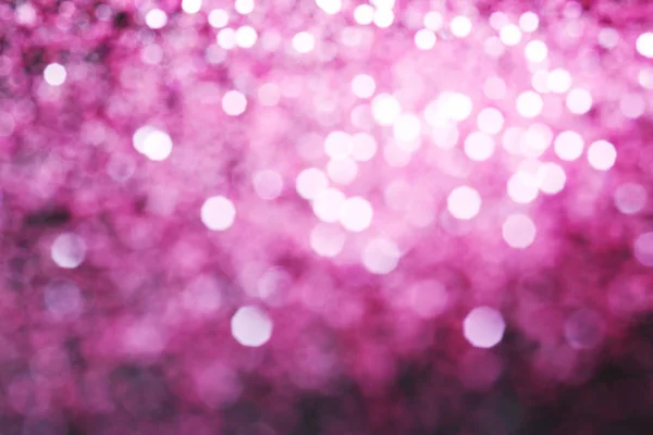 明亮的魔术粉红色的 Bokeh 效果作为背景 — 图库照片