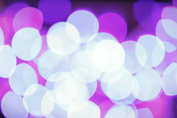 Schöne Leuchtende Lichter Als Hintergrund Bokeh Effekt — Stockfoto