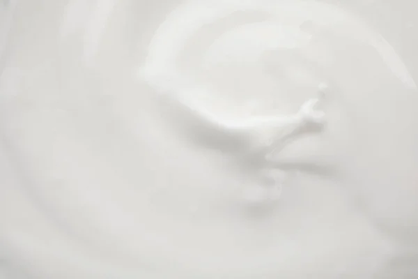 Arka Plan Closeup Görünümü Olarak Lezzetli Kaymaklı Yoğurt — Stok fotoğraf