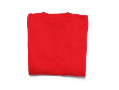 Beyaz, en iyi görünüm izole kırmızı kaşmir kazak