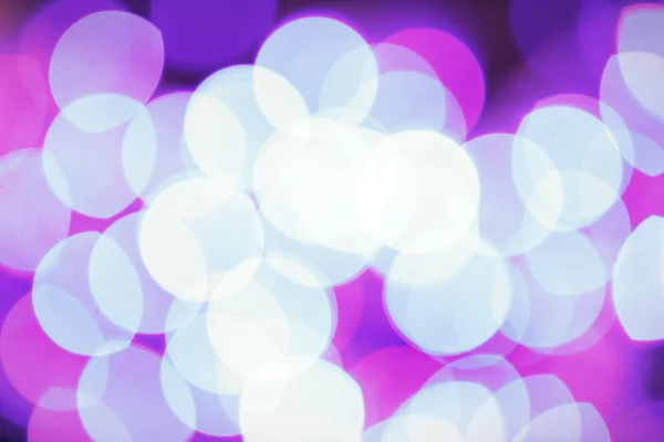 Schöne Leuchtende Lichter Als Hintergrund Bokeh Effekt — Stockfoto