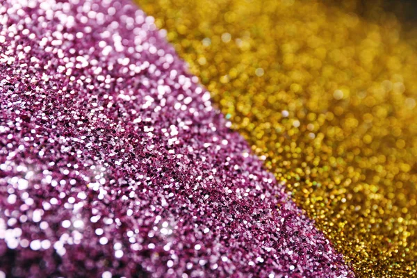 Ouro Rosa Glitter Como Fundo Close — Fotografia de Stock