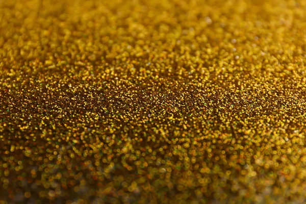 Wyświetlić Zbliżenie Musujące Tło Złoty Brokat — Zdjęcie stockowe