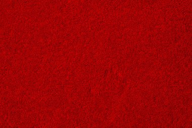 Yumuşak parlak kırmızı halı olarak arka plan, üstten görünüm