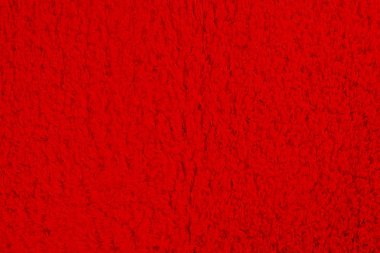 Yumuşak parlak kırmızı halı olarak arka plan, üstten görünüm