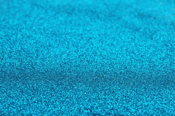 Vue Rapprochée Fond Scintillant Bleu Paillettes — Photo