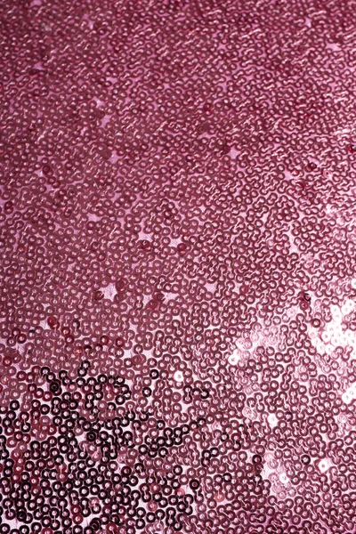 Tecido Com Belas Paillettes Ouro Rosa Como Fundo — Fotografia de Stock