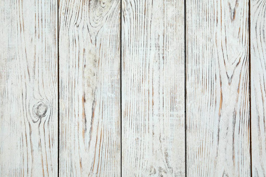 Texture of wooden surface as background, top view