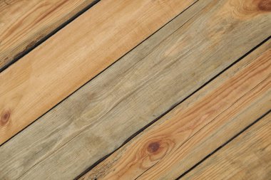 Arkaplan olarak ahşap yüzey dokusu, üst görünüm