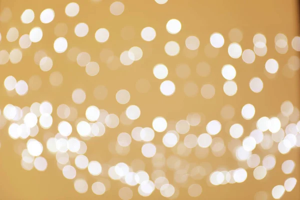 Blurred view of shiny silver lights. Bokeh effect — Stock Photo, Image