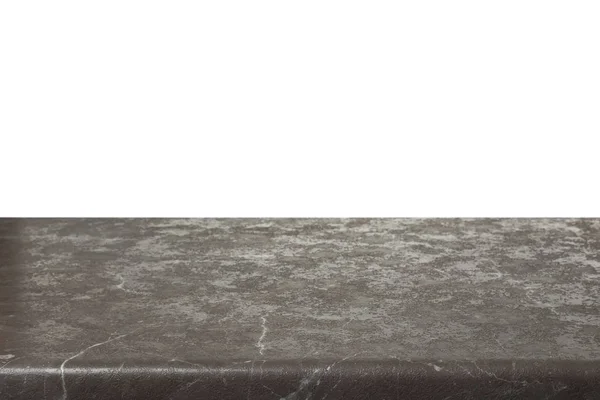 Empty stone surface against white background. Mockup for design