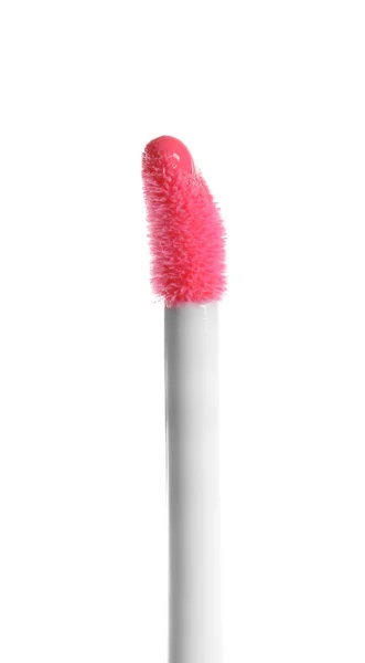 Applicator with liquid lipstick isolated on white — Stock Photo, Image
