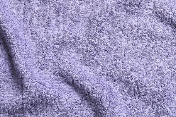 Τσαλακωμένο μαλακό πετσετέ πετσέτα ως φόντο. Χώρος για σχεδίαση — Φωτογραφία Αρχείου