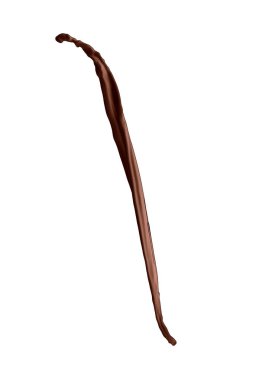 Lezzetli tatlı çikolata süt beyaz arka plan üzerinde sıçrama