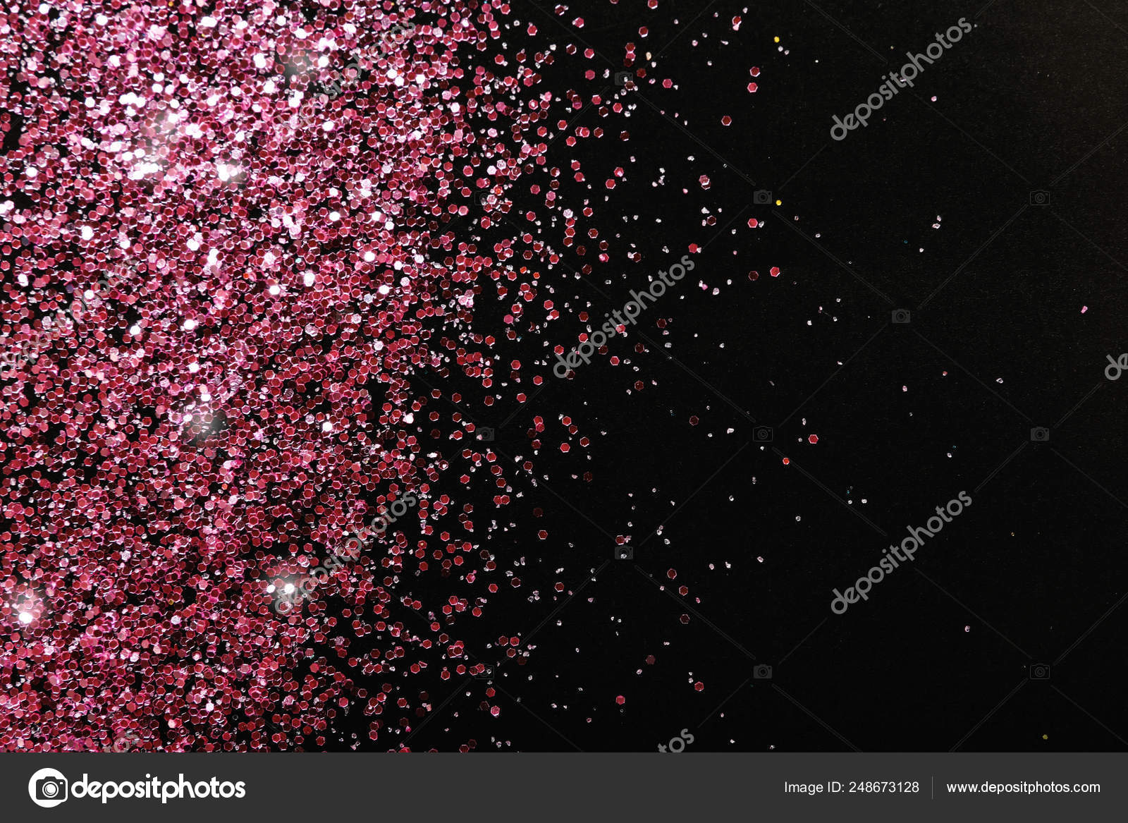 black and pink glitter background