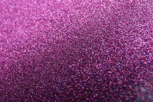 Vue rapprochée de fond scintillant violet paillettes — Photo