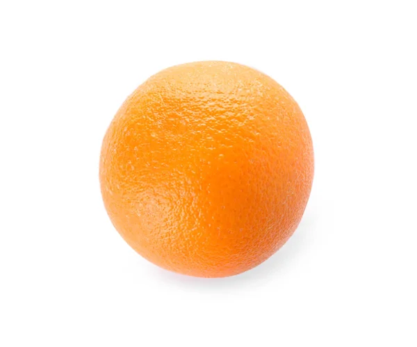 Frisches Orange auf weißem Hintergrund, Draufsicht. gesundes Obst — Stockfoto