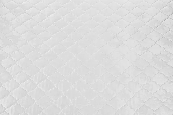 Modern white comfortable orthopedic mattress as background — Stock Photo, Image
