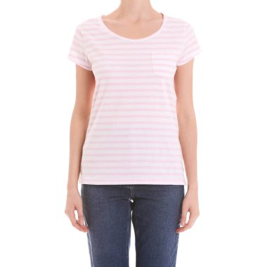 Beyaz arka planda, closeup genç ince kadın. Kilo kaybı