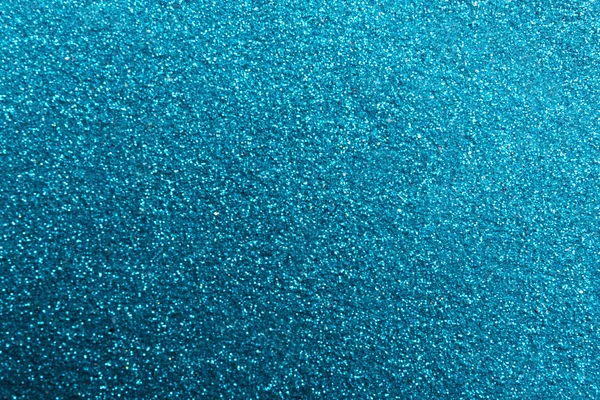 Vista de primer plano del brillante fondo de brillo azul — Foto de Stock