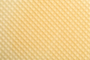 Arka plan, closeup olarak lezzetli gofret. Çıtır gıda