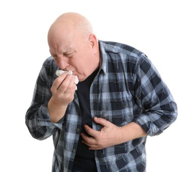 Komuta sizde soğuk beyaz arka plan üzerinde acı