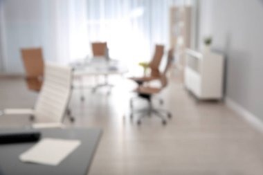 Modern parlak office bokeh etkisi ile yaktı