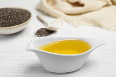 Masada Chia tohum yağı ile sos tekne