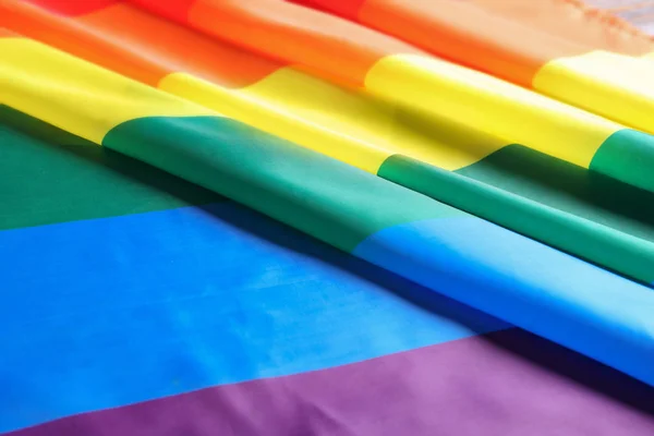 Bright Rainbow homo vlag als achtergrond. LGBT-gemeenschap — Stockfoto