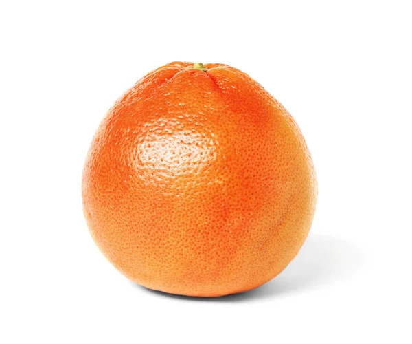 Färsk mogen hel grapefrukt isolerad på vitt — Stockfoto