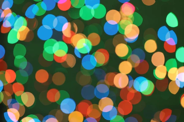 Arka plan olarak parlak sihirli renkli bokeh etkisi