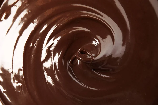 Arka plan olarak tatlı lezzetli çikolata krem, çekim — Stok fotoğraf