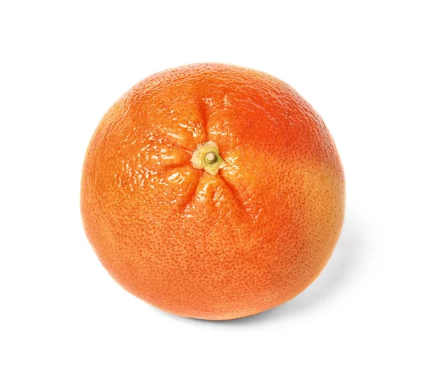 Čerstvý zralý celý grapefruitu izolovaný na bílém — Stock fotografie