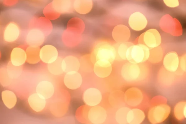 Hermosas luces brillantes como fondo. Efecto Bokeh — Foto de Stock