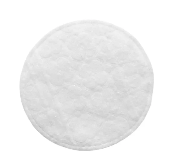 Cotton pad isolated on white, top view — Stock Photo, Image