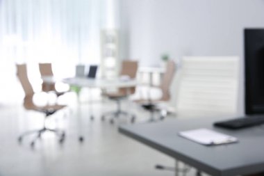 Modern parlak office bokeh etkisi ile yaktı