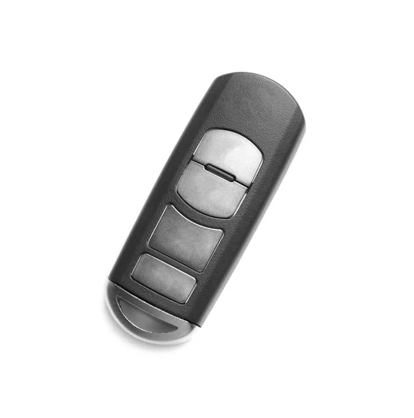 Auto Smart Key isoliert auf weiß, Draufsicht — Stockfoto
