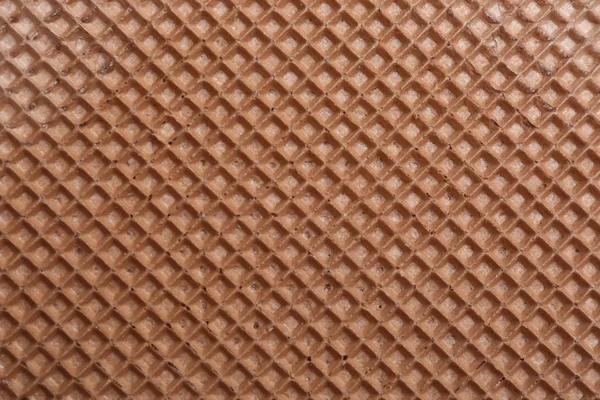 Tasty wafer as background, closeup. Crispy food — Stock Photo, Image