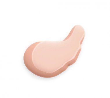 Beyaz arka planda dökülen renkli oje