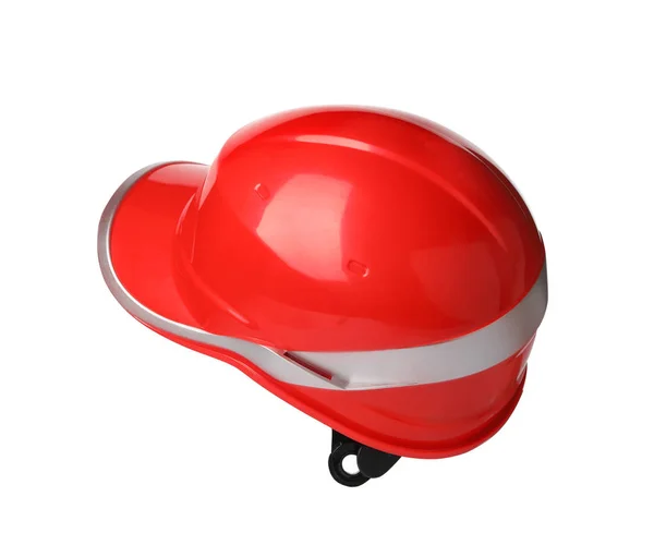 Cappello di sicurezza isolato su bianco. Strumento di costruzione — Foto Stock