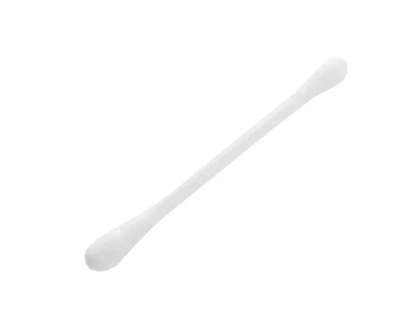 Plastic cotton swab on white background. Hygienic accessory — Stock Photo, Image