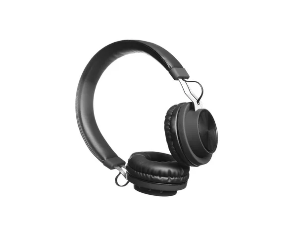 Stylish headphones with pads on white background — Stock Photo, Image