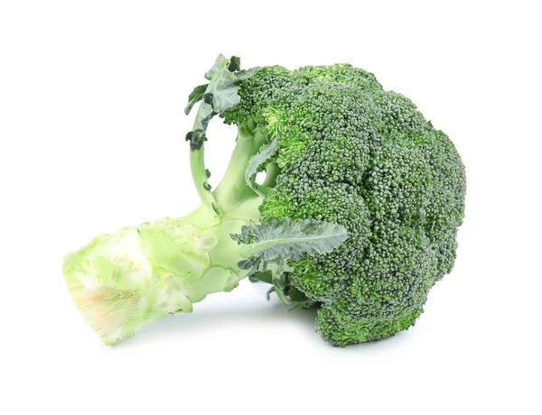 Fresh green broccoli on white background. Organic food — Stock Photo, Image