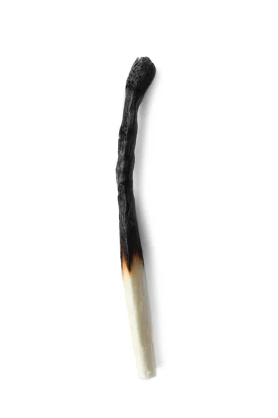 Jogo queimado no fundo branco, vista superior — Fotografia de Stock